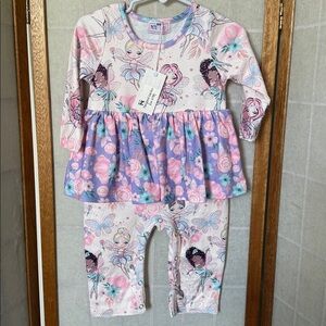 Pete + Lucy Fairyland Garden Romper size 6/9 M